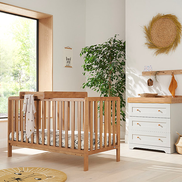 Malmo Cot Bed with Rio Furniture 2 Piece Set